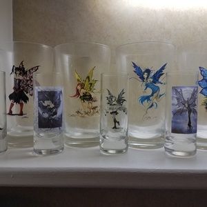 Amy brown fairy glassware collection